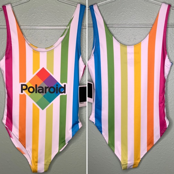 Polaroid Other - New Polaroid Swimsuit Rainbow Bathing Suit Large